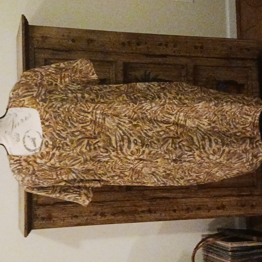 Printed Silk Dress